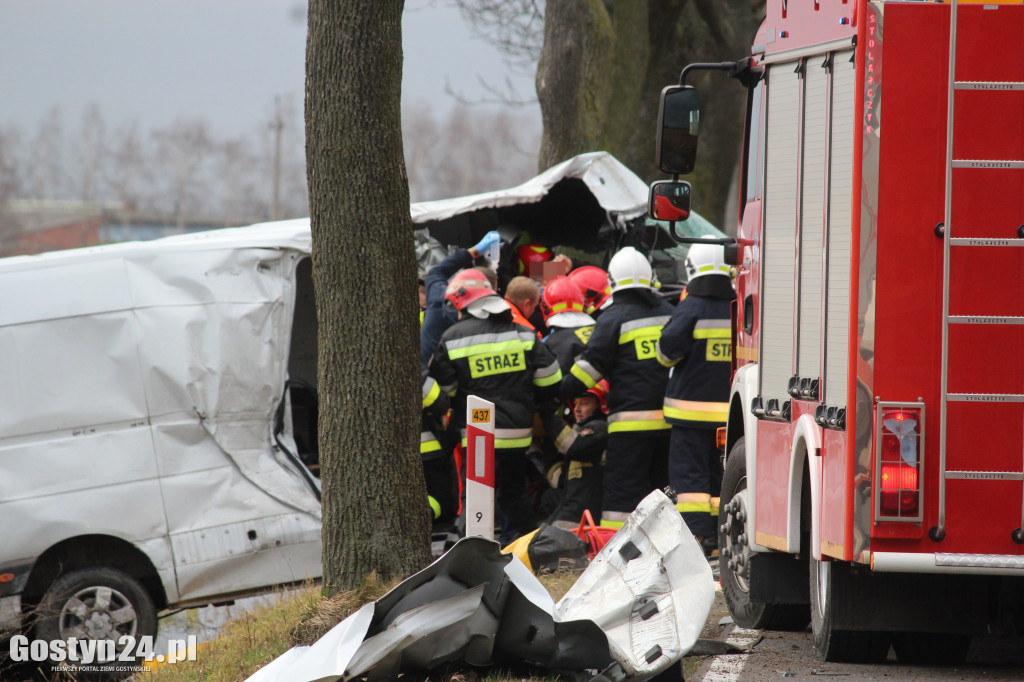 Wypadek na trasie Borek Wlkp.-Koszkowo