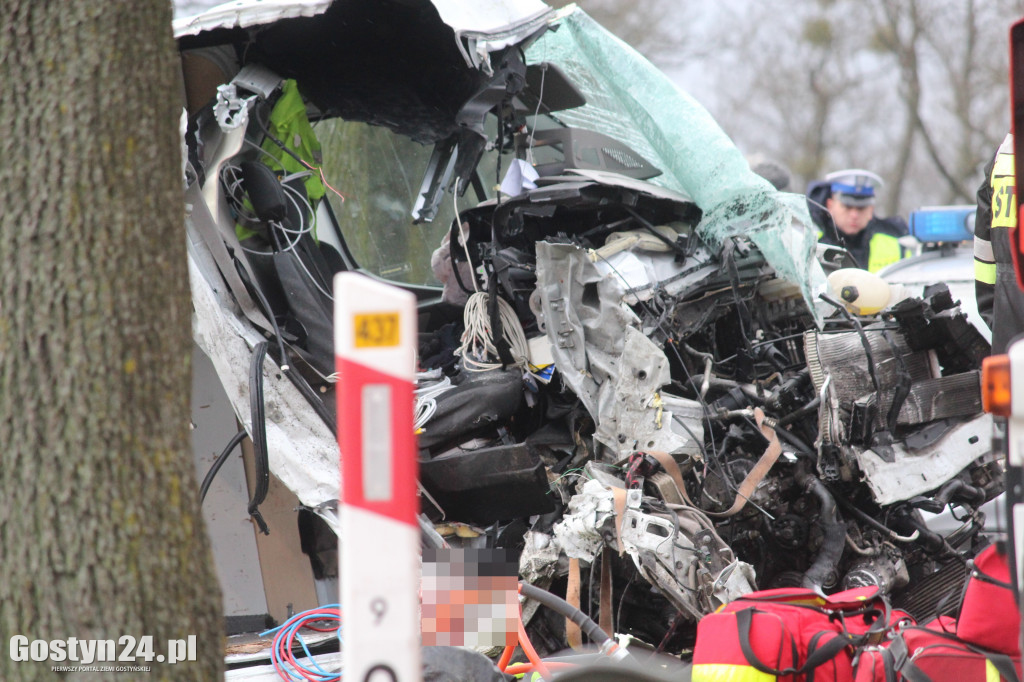 Wypadek na trasie Borek Wlkp.-Koszkowo