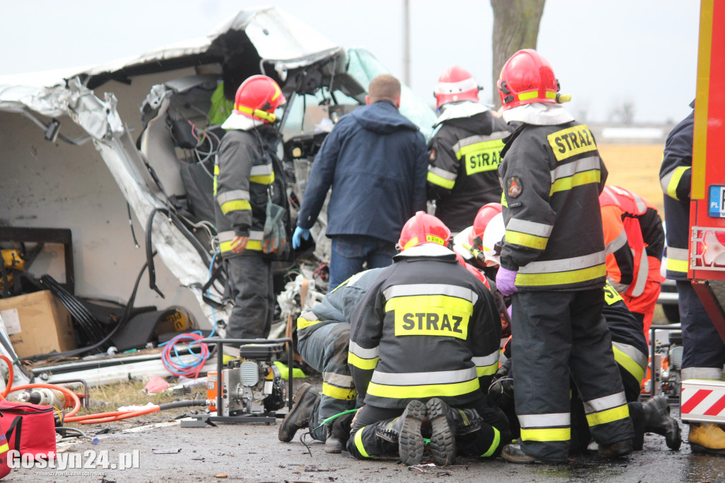 Wypadek na trasie Borek Wlkp.-Koszkowo