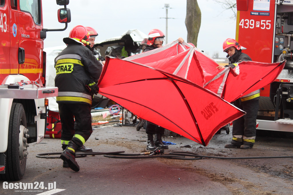 Wypadek na trasie Borek Wlkp.-Koszkowo