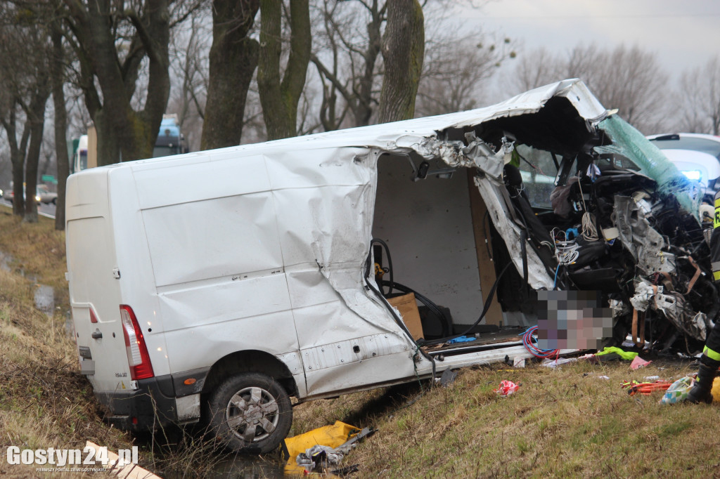 Wypadek na trasie Borek Wlkp.-Koszkowo