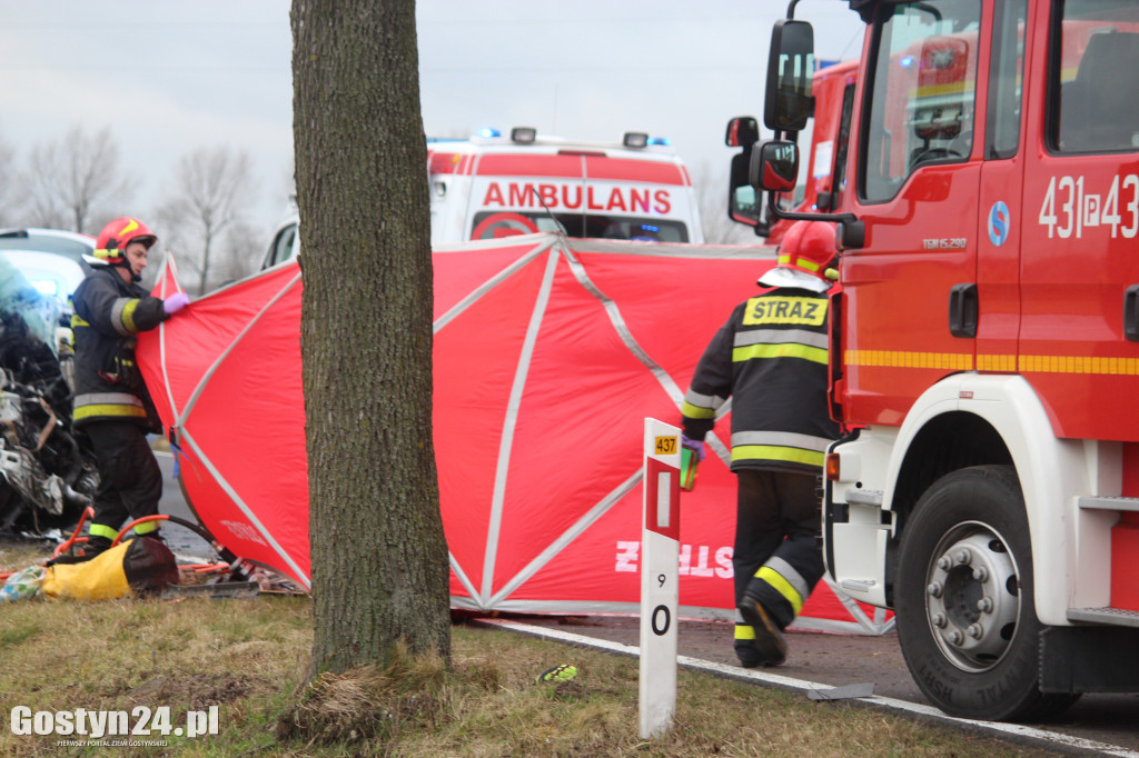 Wypadek na trasie Borek Wlkp.-Koszkowo