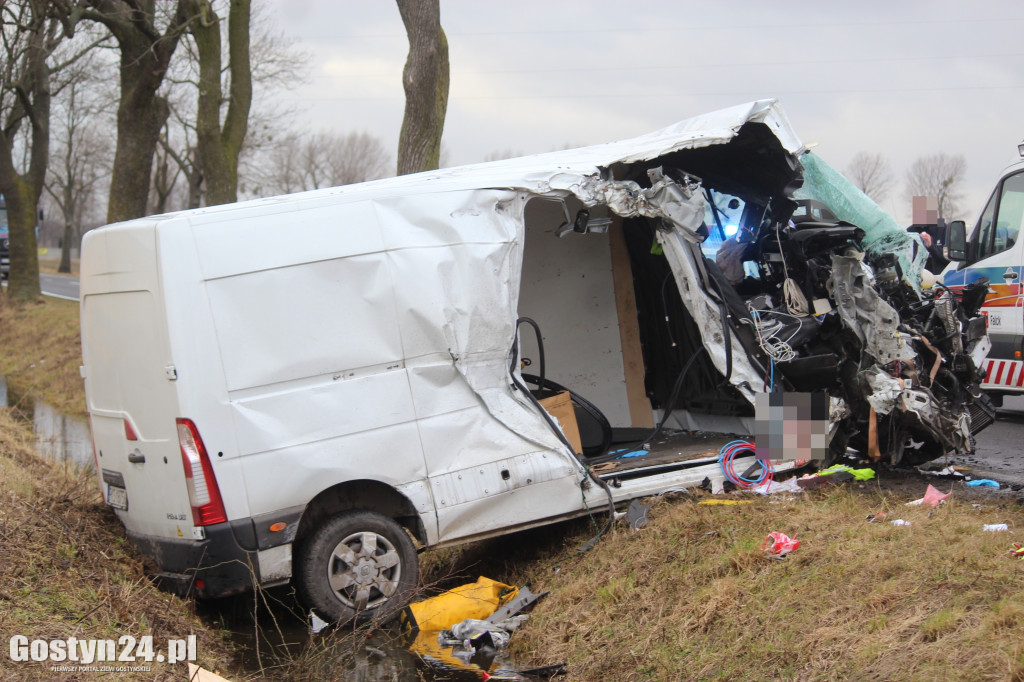 Wypadek na trasie Borek Wlkp.-Koszkowo