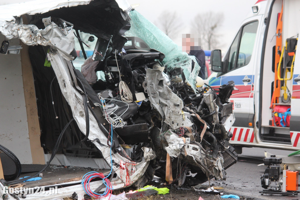 Wypadek na trasie Borek Wlkp.-Koszkowo