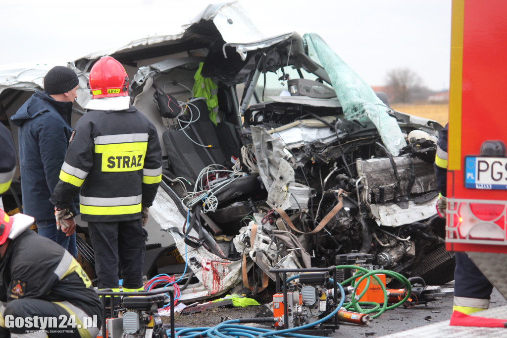 Wypadek na trasie Borek Wlkp.-Koszkowo