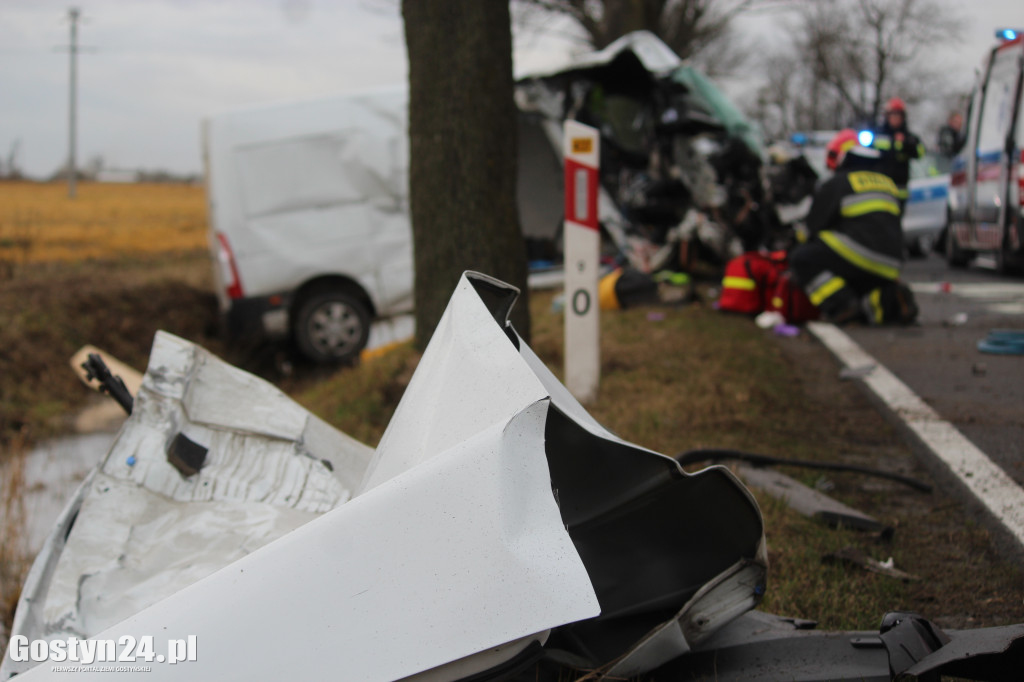 Wypadek na trasie Borek Wlkp.-Koszkowo