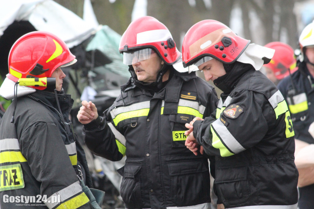 Wypadek na trasie Borek Wlkp.-Koszkowo