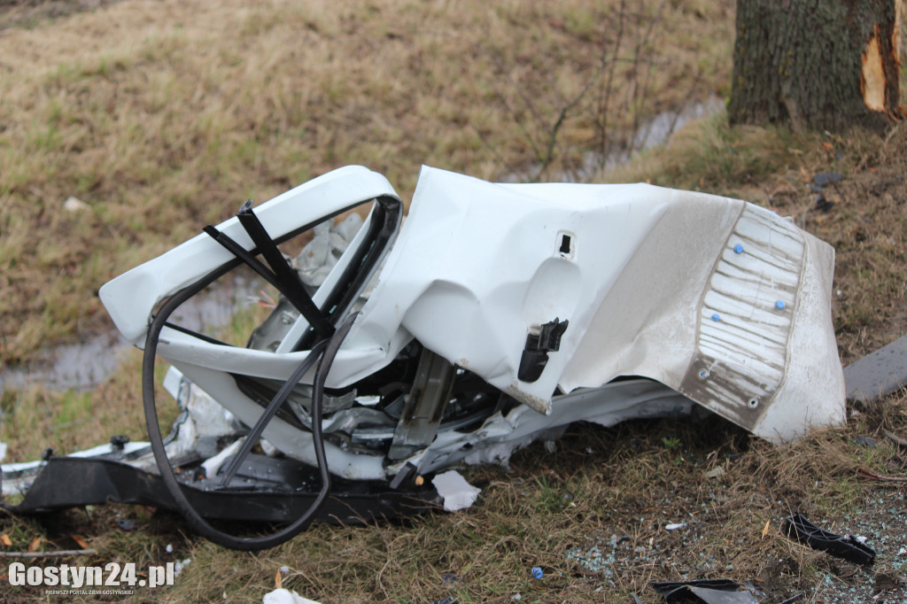 Wypadek na trasie Borek Wlkp.-Koszkowo