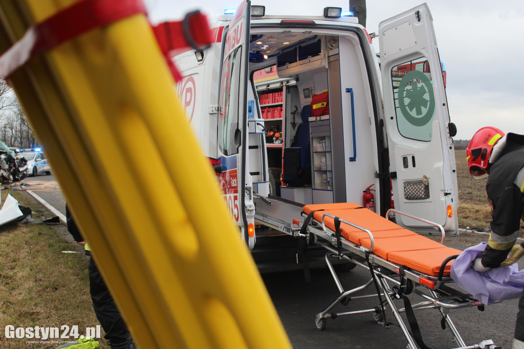 Wypadek na trasie Borek Wlkp.-Koszkowo
