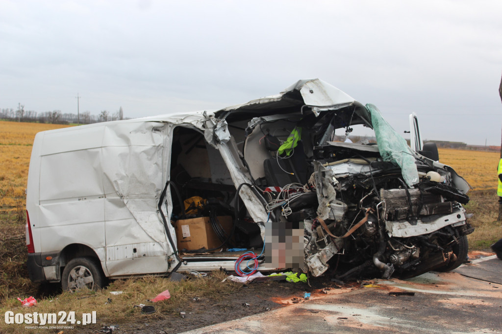 Wypadek na trasie Borek Wlkp.-Koszkowo