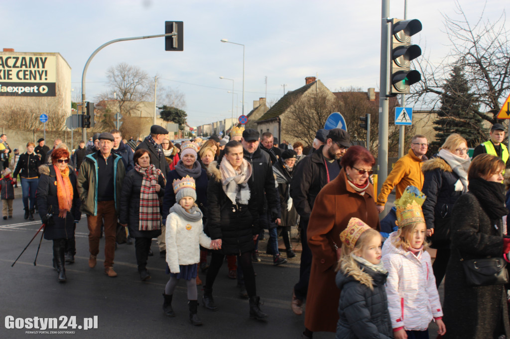 Orszak Trzech Króli przeszedł ulicami Gostynia