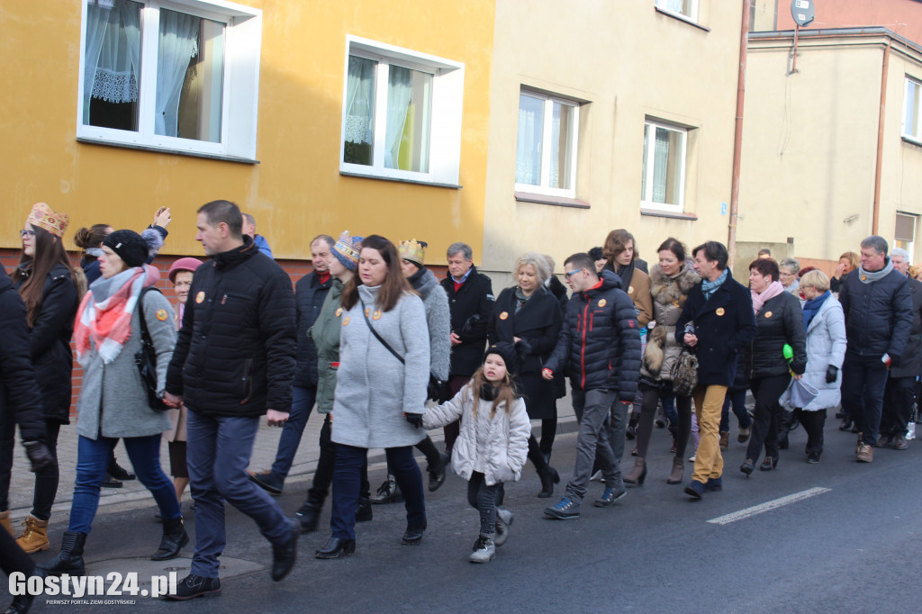 Orszak Trzech Króli przeszedł ulicami Gostynia