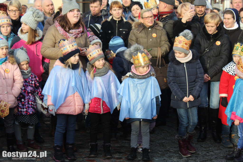 Orszak Trzech Króli przeszedł ulicami Gostynia
