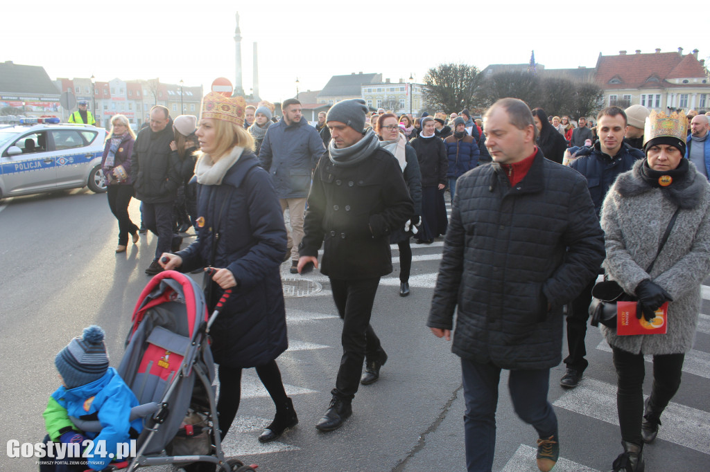 Orszak Trzech Króli przeszedł ulicami Gostynia