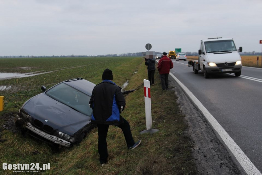 Zdarzenie drogowe na trasie Borek Wlkp.-Dąbrówka