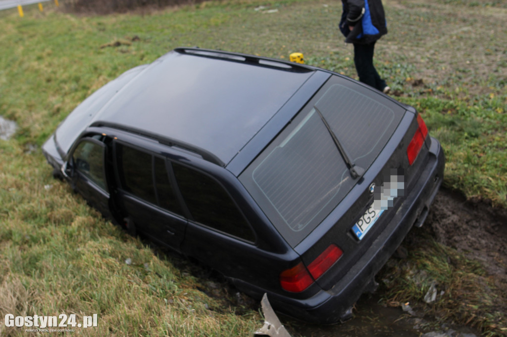 Zdarzenie drogowe na trasie Borek Wlkp.-Dąbrówka