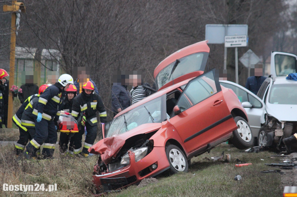 Zdarzenie drogowe w Szelejewie Drugim