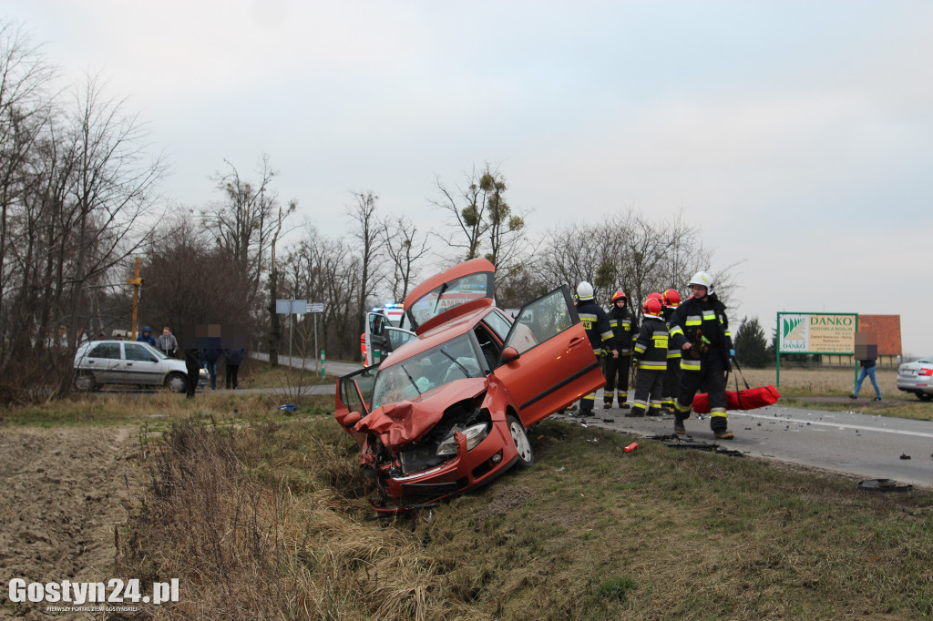 Zdarzenie drogowe w Szelejewie Drugim
