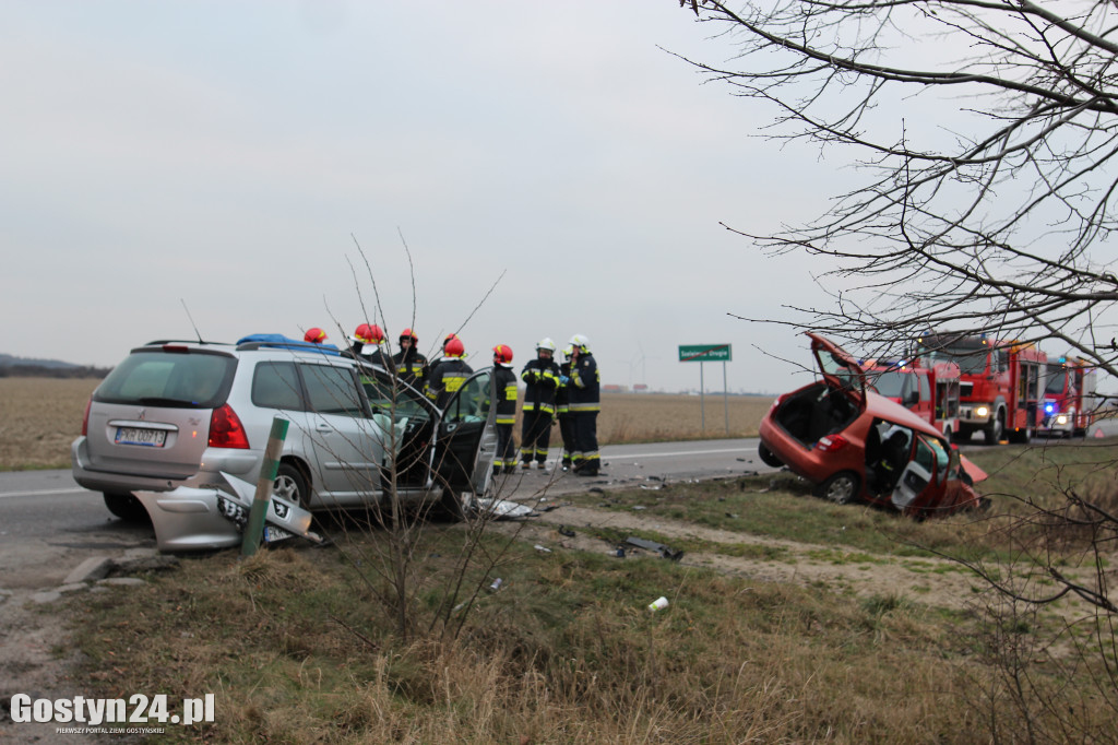 Zdarzenie drogowe w Szelejewie Drugim