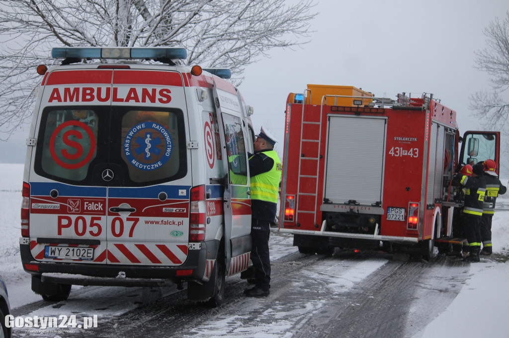 Wypadek na trasie Bodzewko-Rębowo