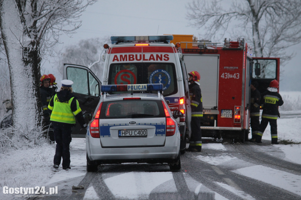 Wypadek na trasie Bodzewko-Rębowo