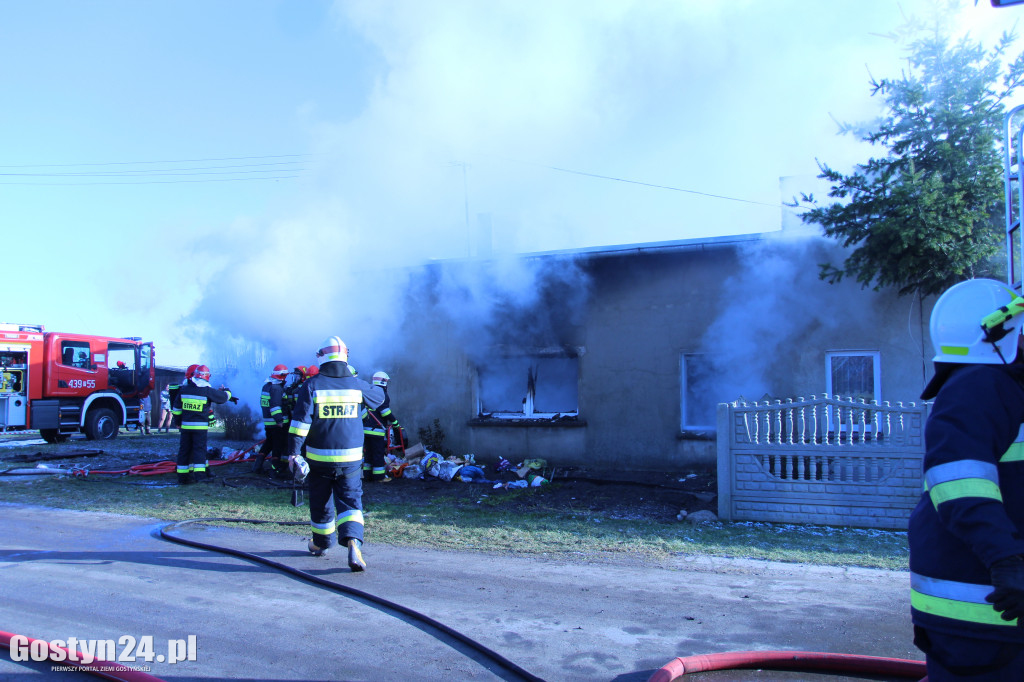 Pożar budynku mieszkalnego w Wygodzie