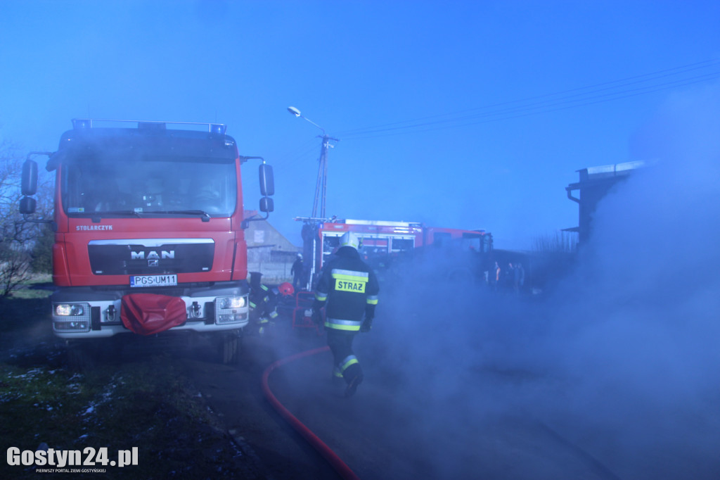 Pożar budynku mieszkalnego w Wygodzie