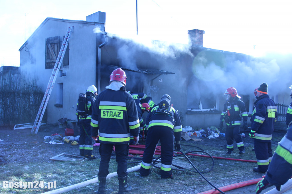 Pożar budynku mieszkalnego w Wygodzie