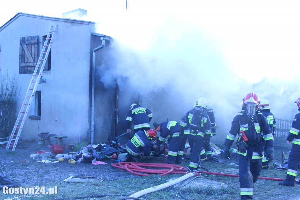 Pożar budynku mieszkalnego w Wygodzie
