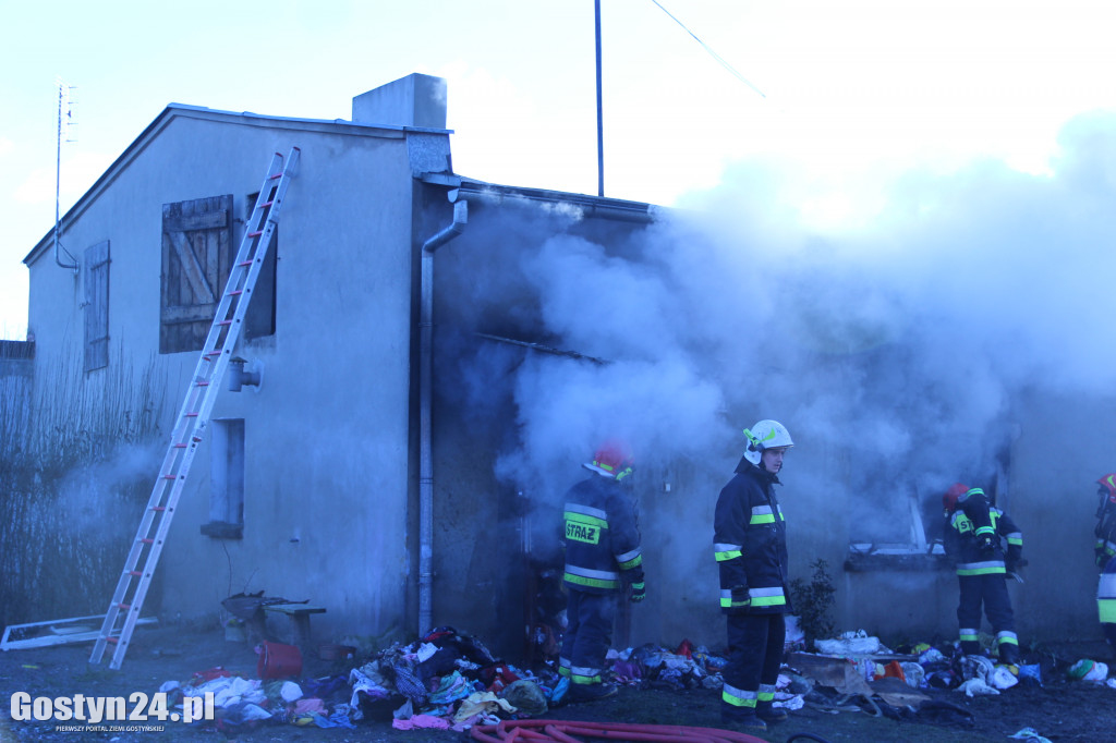 Pożar budynku mieszkalnego w Wygodzie