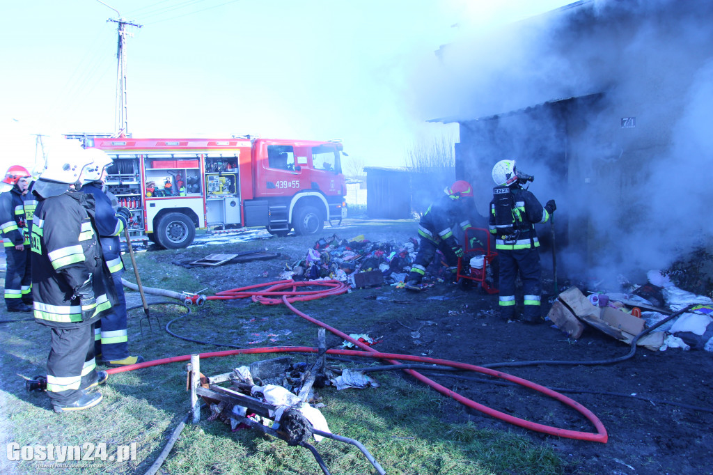 Pożar budynku mieszkalnego w Wygodzie