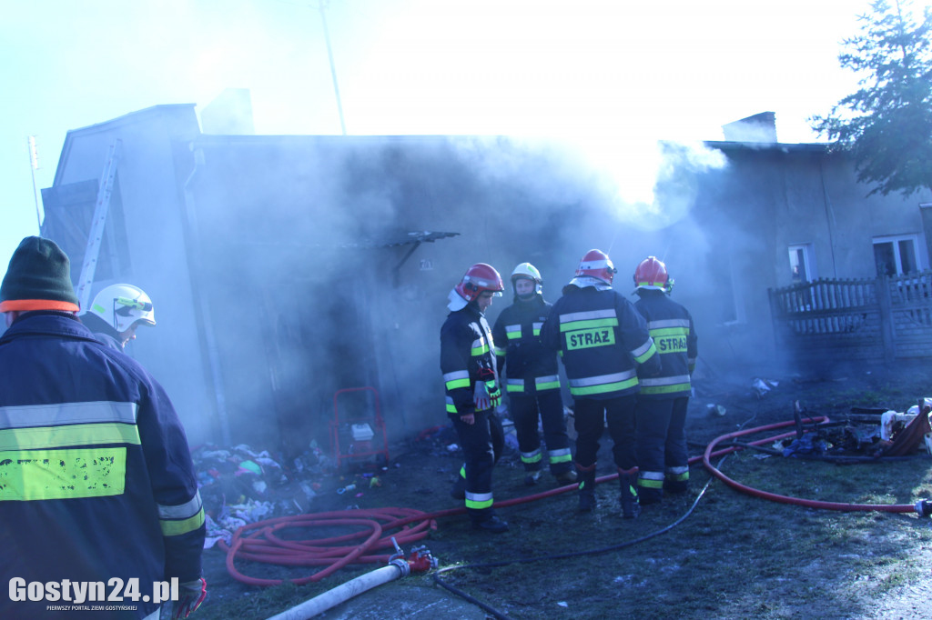 Pożar budynku mieszkalnego w Wygodzie