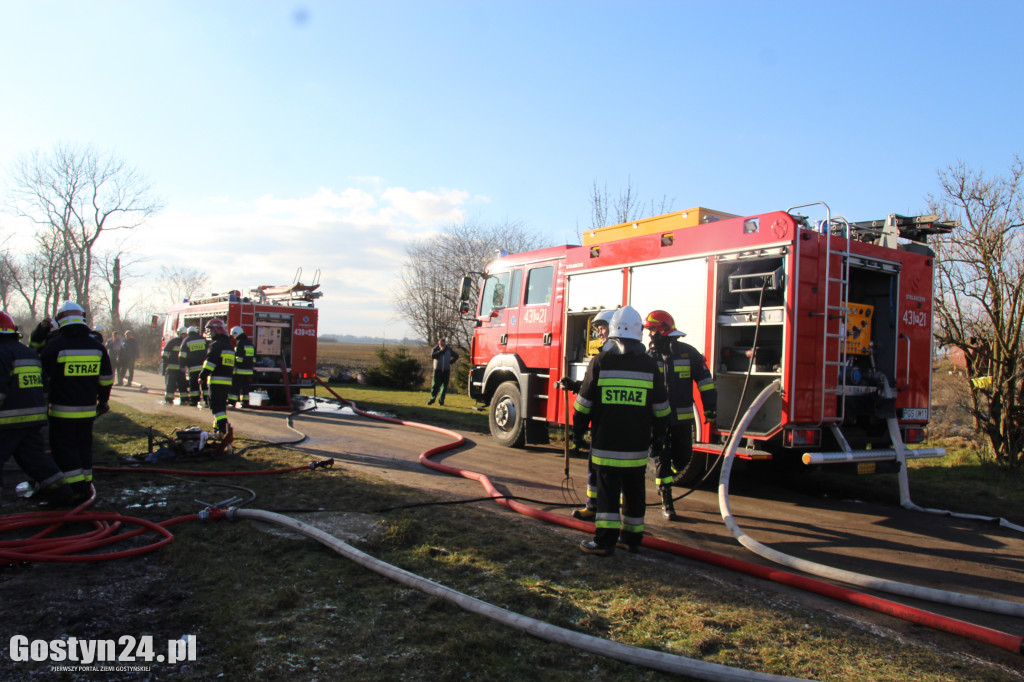 Pożar budynku mieszkalnego w Wygodzie
