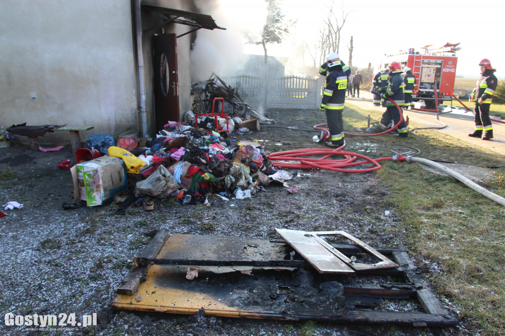 Pożar budynku mieszkalnego w Wygodzie
