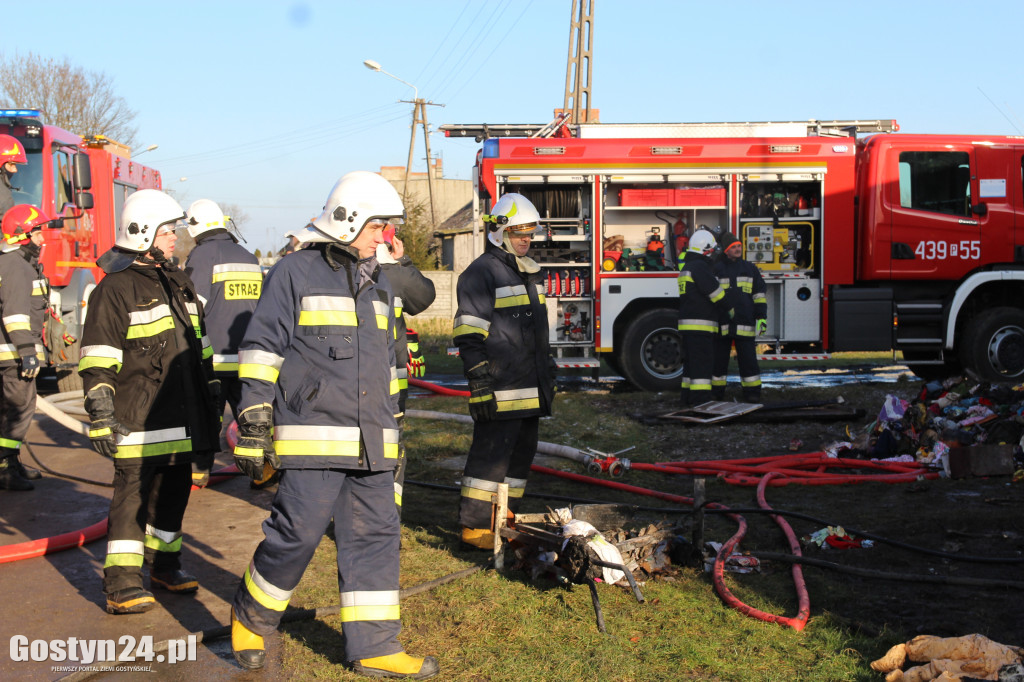 Pożar budynku mieszkalnego w Wygodzie