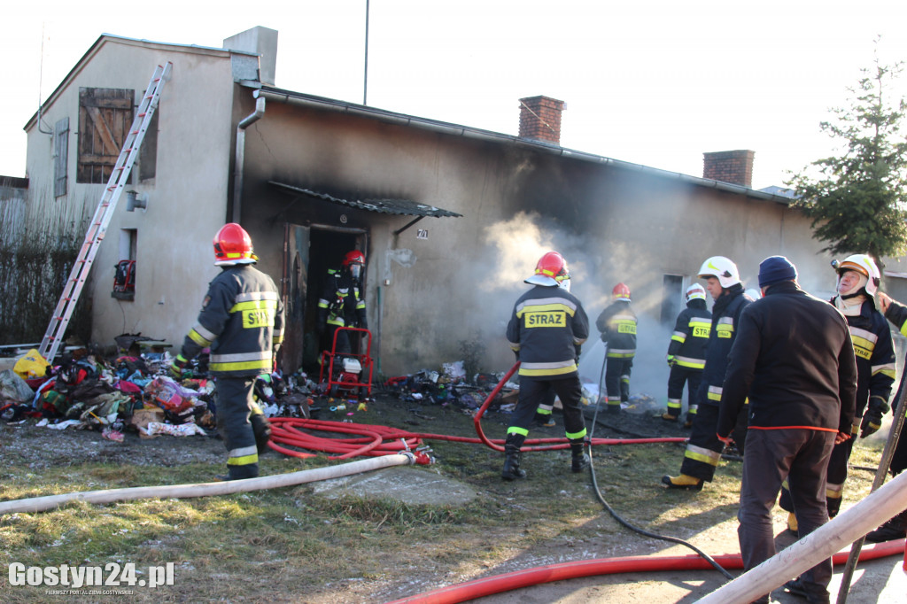 Pożar budynku mieszkalnego w Wygodzie