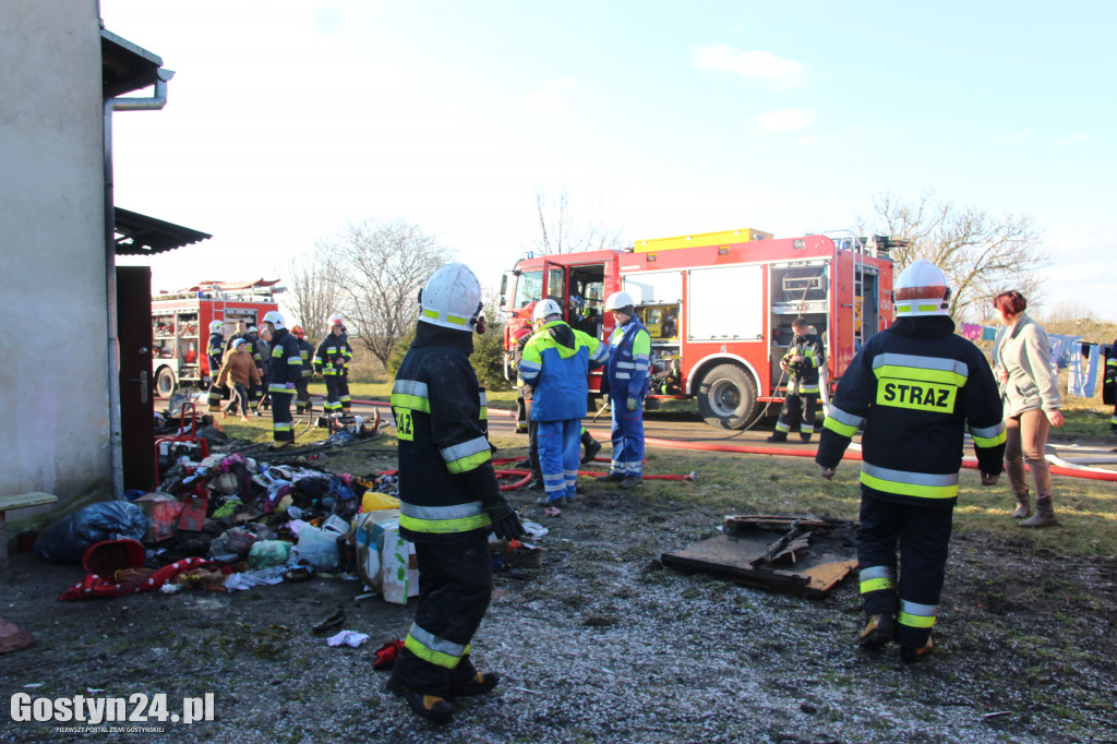 Pożar budynku mieszkalnego w Wygodzie