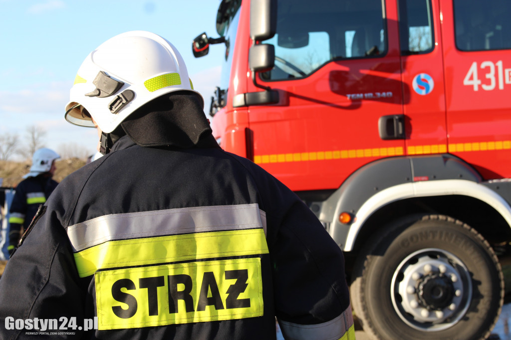 Pożar budynku mieszkalnego w Wygodzie