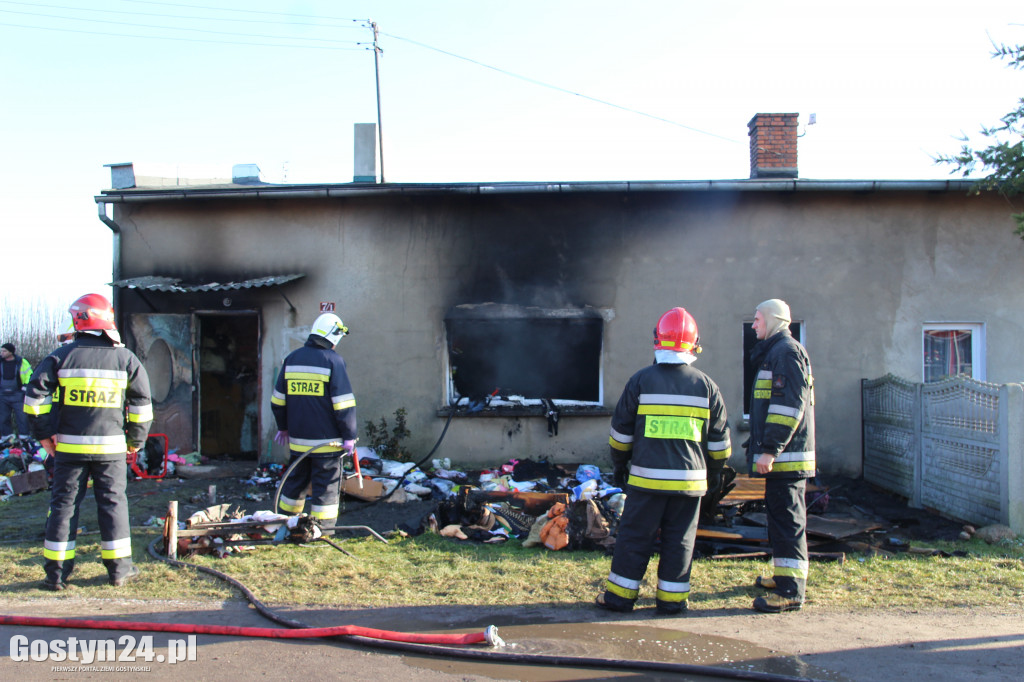 Pożar budynku mieszkalnego w Wygodzie