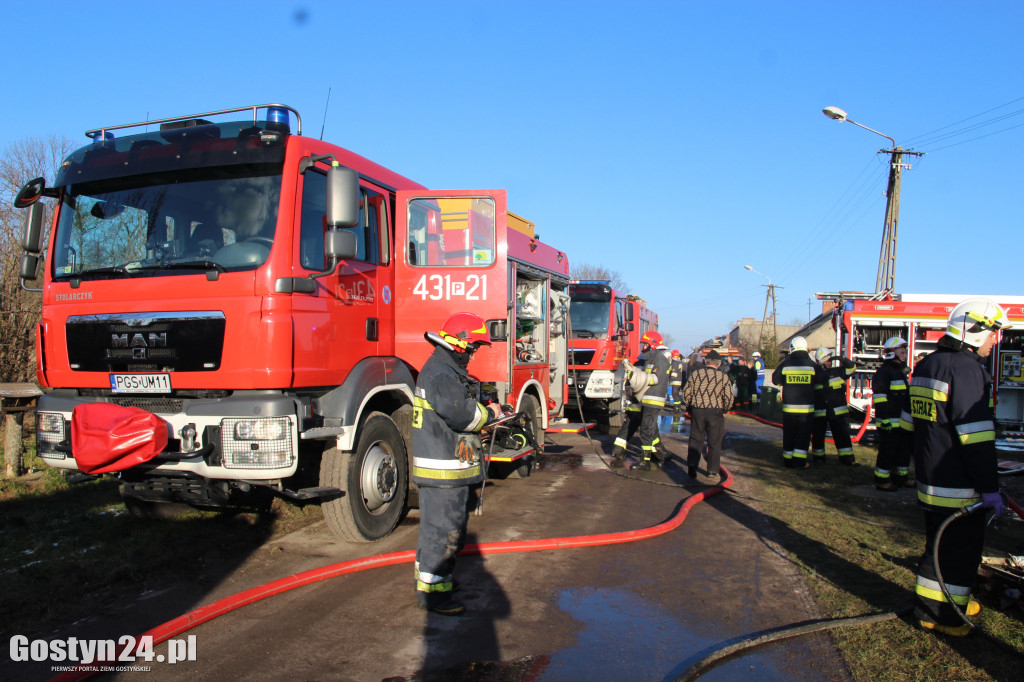 Pożar budynku mieszkalnego w Wygodzie