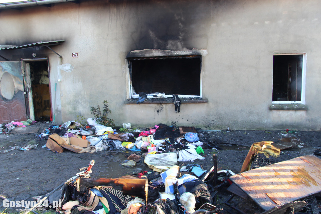 Pożar budynku mieszkalnego w Wygodzie