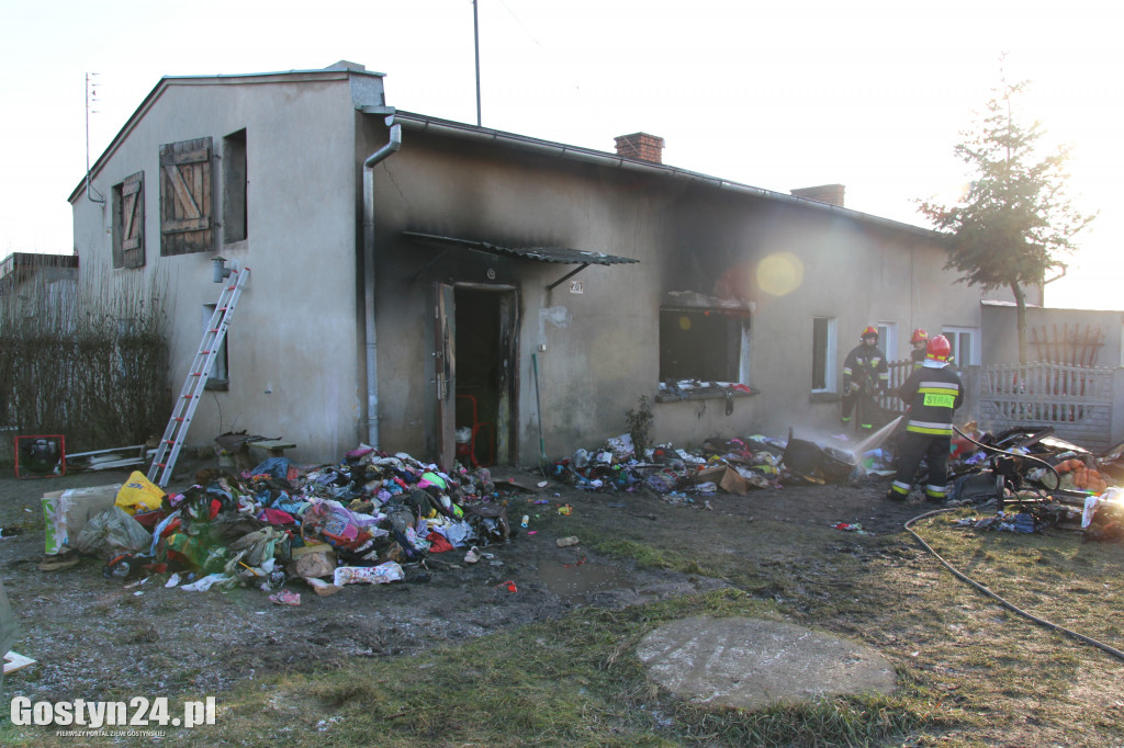 Pożar budynku mieszkalnego w Wygodzie