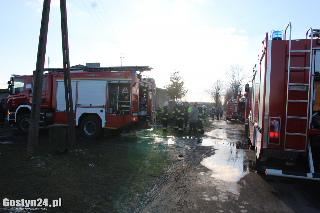Pożar budynku mieszkalnego w Wygodzie