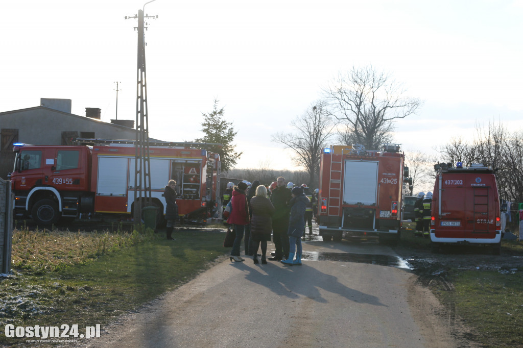 Pożar budynku mieszkalnego w Wygodzie