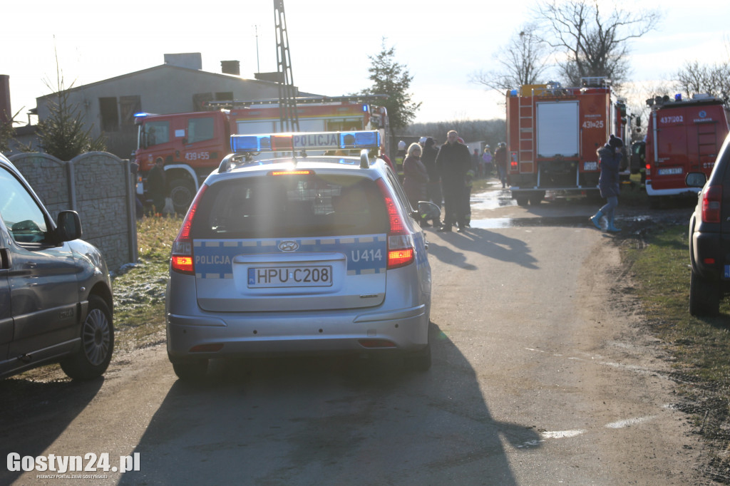 Pożar budynku mieszkalnego w Wygodzie