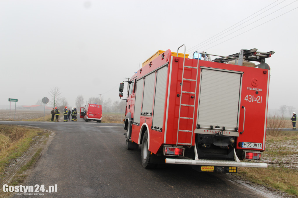 Zdarzenie drogowe na trasie Wilkonice-Dłoń