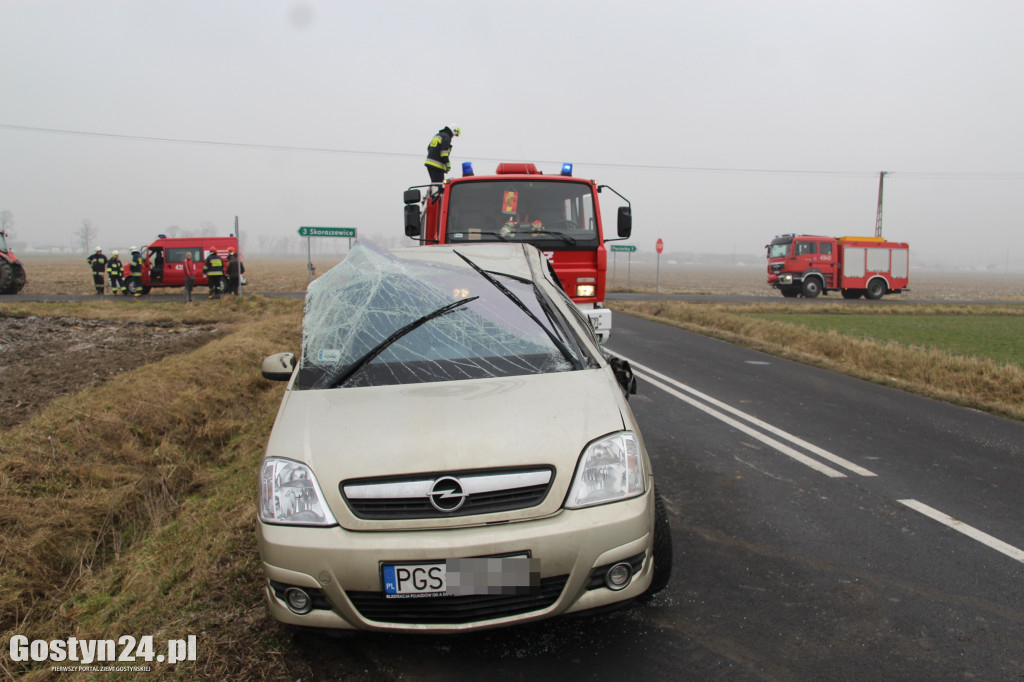 Zdarzenie drogowe na trasie Wilkonice-Dłoń