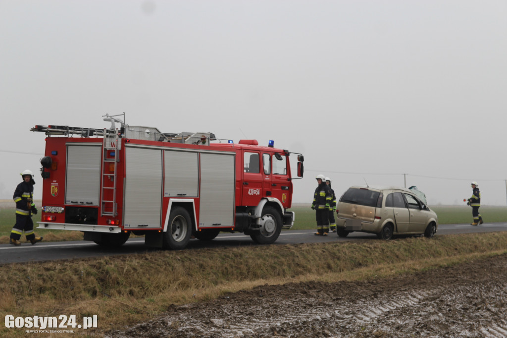 Zdarzenie drogowe na trasie Wilkonice-Dłoń