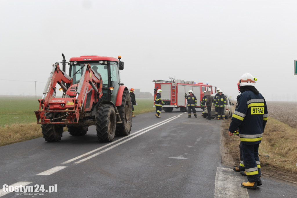 Zdarzenie drogowe na trasie Wilkonice-Dłoń