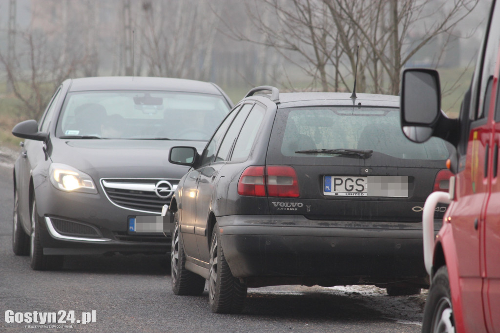 Zdarzenie drogowe na trasie Wilkonice-Dłoń